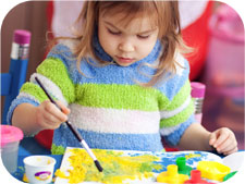 child-painting