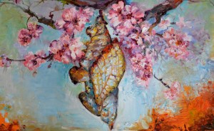 butterfly-bud-big-painting-the-methamorphoses-of-a-chrysalis-modern-art-floral-oil-soos-roxana-gabriela